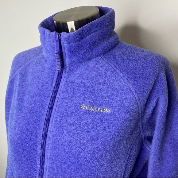 Columbia Lavender Full Zip Front Fleece - Picture 3 of 9